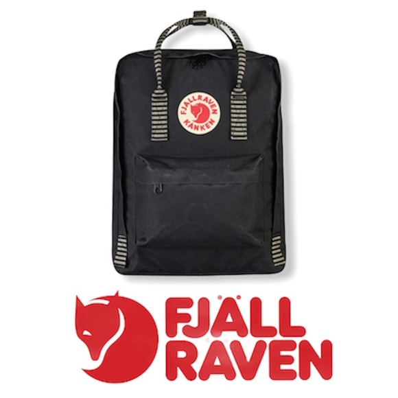 Fjallraven Handbags - Fjallraven Classic Kanken Backpack - Black Stripe
